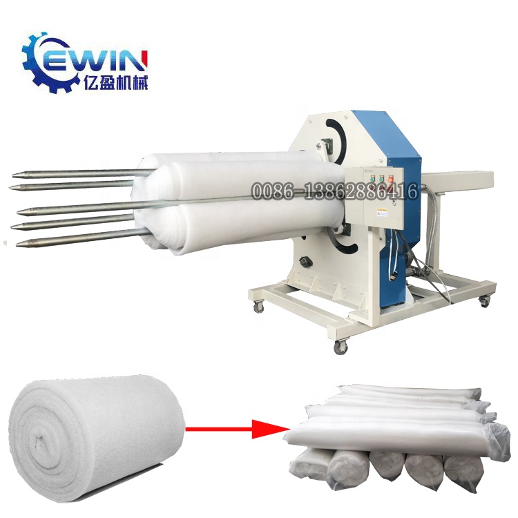 EWIN Automatic New Type polyester felt sintepon wadding  compress Packing Machine